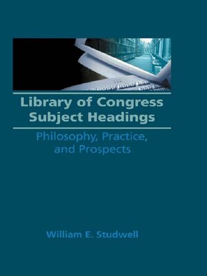 cover image of Library of Congress Subject Headings